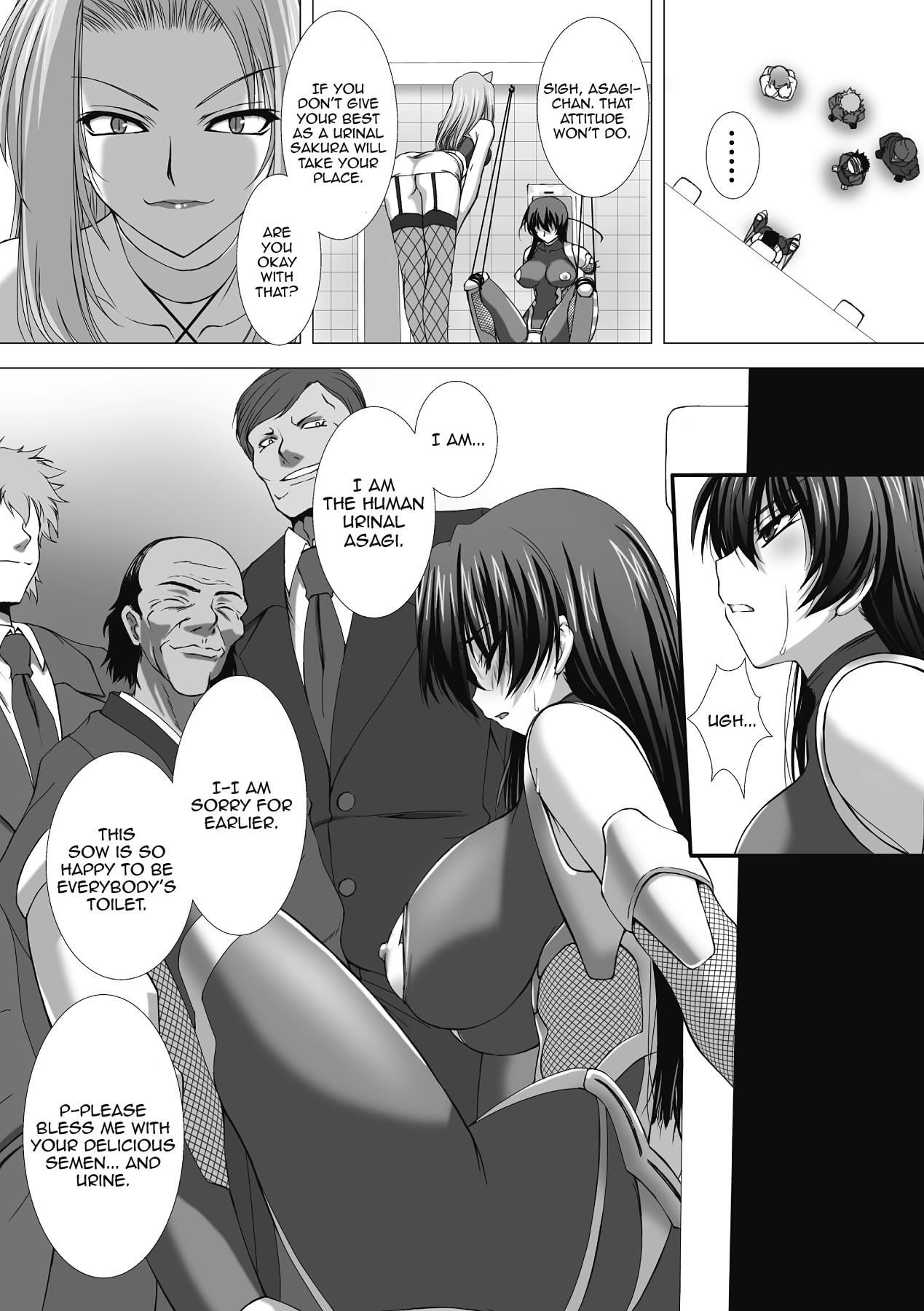 Hentai Manga Comic-Anti-demon Ninja Asagi Embarrassing Dark Game-Read-101